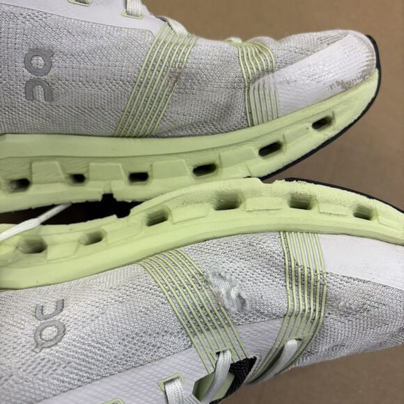 On Cloud Cloudgo Running Shoes Womens Size 9.5 White Meadow Green - Picture 11 of 12